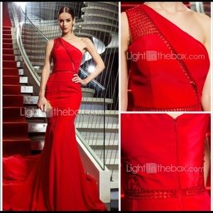 Light in the box beaded red dress